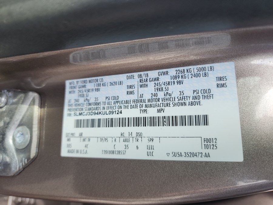 Used 2019 Lincoln MKC Reserve w/ MKC Climate Package AWD/4WD image 15
