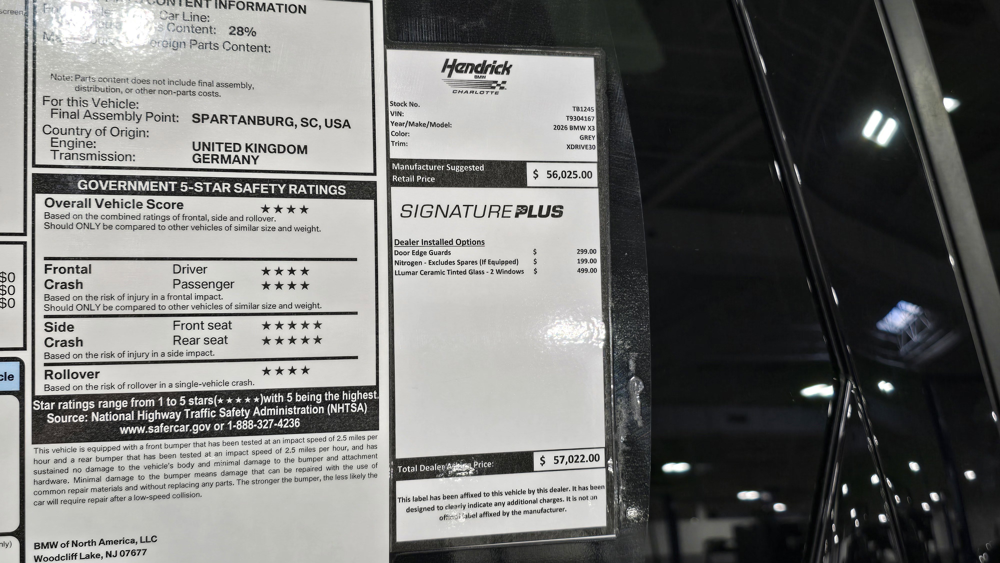 New 2026 BMW X3 xDrive30 w/ Convenience Package image 32