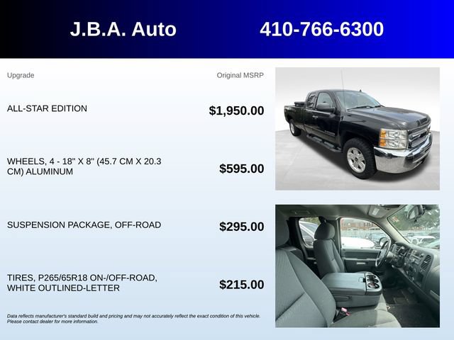 Used 2013 Chevrolet Silverado 1500 LT w/ All-Star Edition AWD/4WD image 5