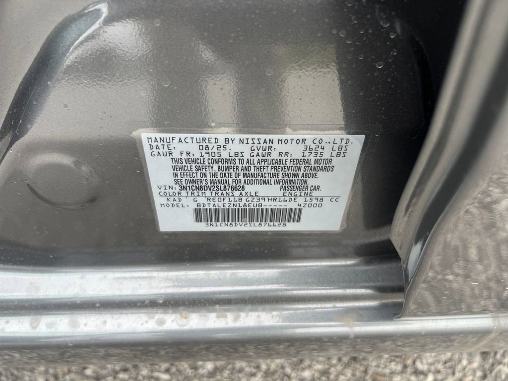 New 2025 Nissan Versa S w/ Trunk Package image 29