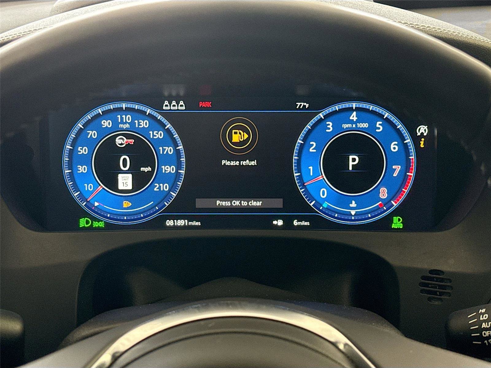 Used 2020 Jaguar F-PACE SVR image 12