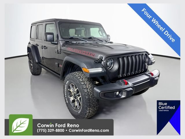 Used 2020 Jeep Wrangler Unlimited Rubicon w/ LED Lighting Group AWD/4WD image 1