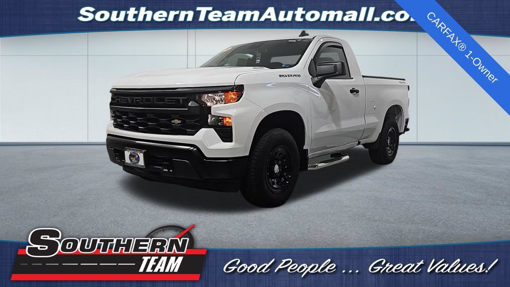 Used 2025 Chevrolet Silverado 1500 W/T w/ WT Convenience Package AWD/4WD image 1
