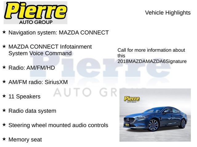 Used 2018 MAZDA MAZDA6 Signature FWD image 7