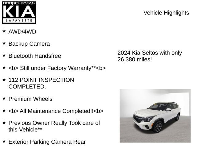 Used 2024 Kia Seltos S AWD/4WD image 7