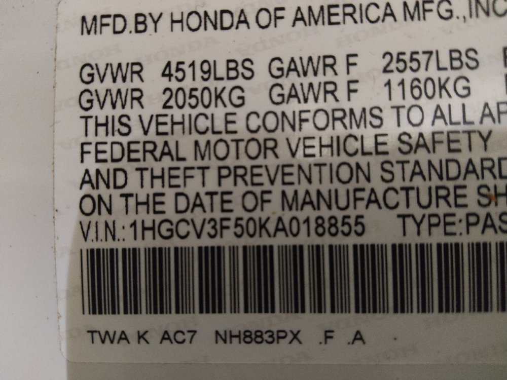 Used 2019 Honda Accord EX-L image 33