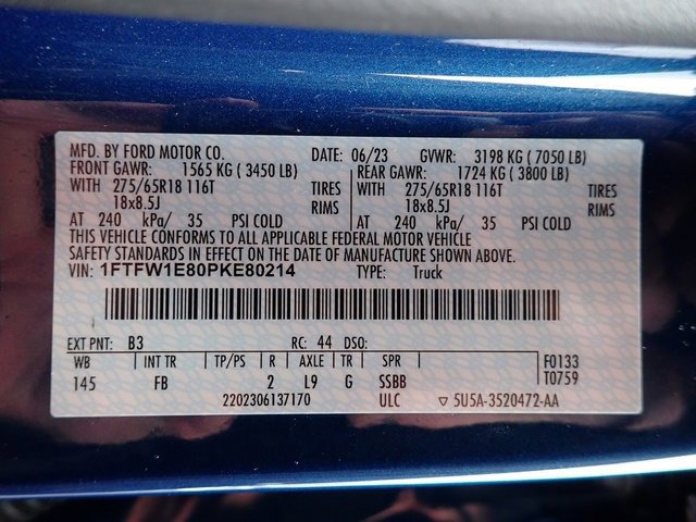 Used 2023 Ford F150 XLT w/ Equipment Group 302A High image 13