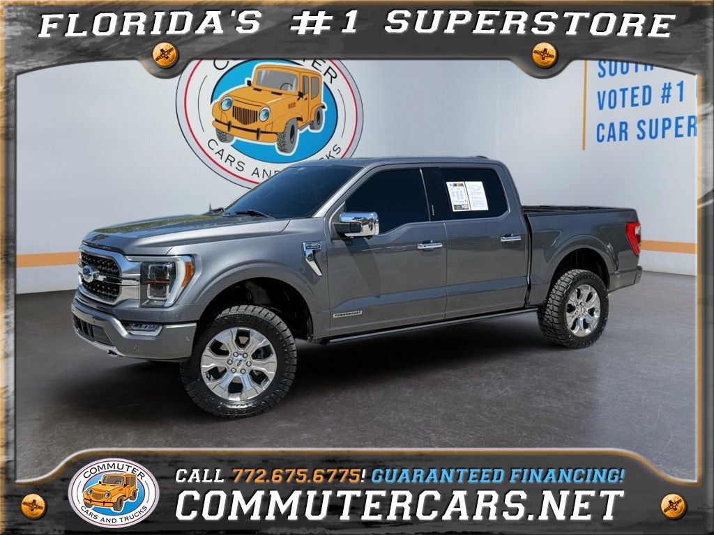 Used 2021 Ford F150 Platinum w/ Equipment Group 701A High AWD/4WD image 1