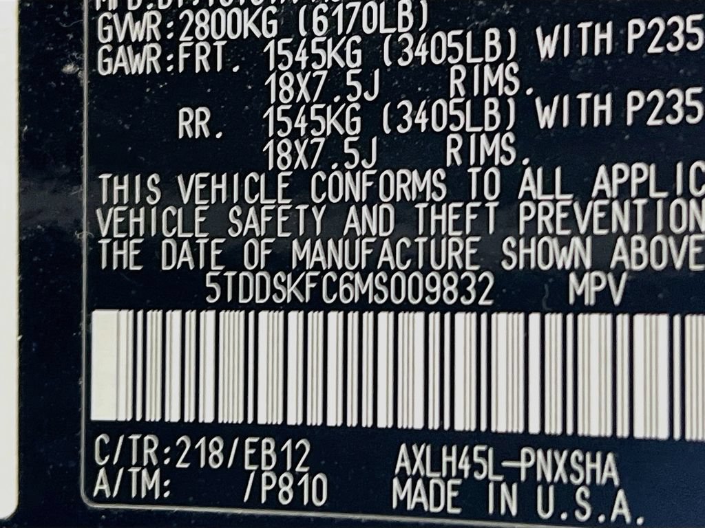 Certified 2021 Toyota Sienna XSE w/ XSE Plus Package AWD/4WD image 33