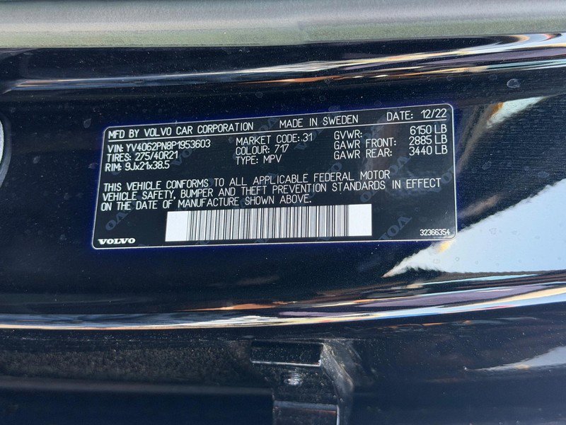 Certified 2023 Volvo XC90 B6 Plus w/ Protection Package image 28