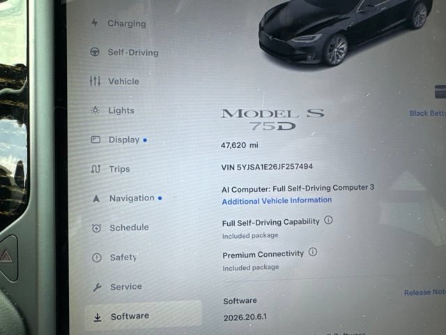 Used 2018 Tesla Model S 75D AWD/4WD image 8