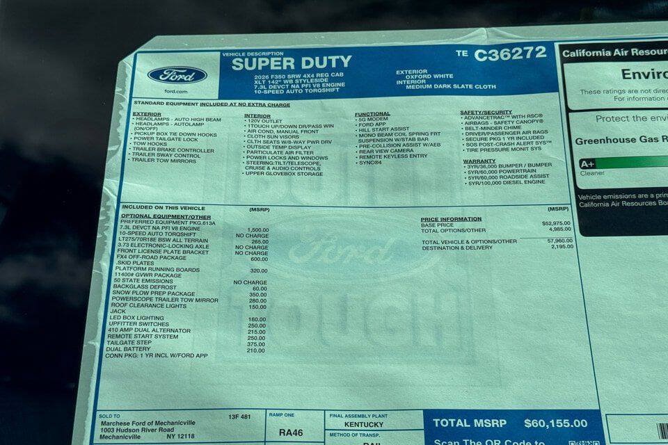 Used 2026 Ford F350 XLT w/ FX4 Off-Road Package AWD/4WD image 12