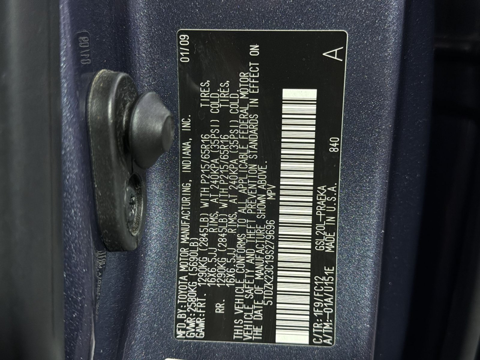 Used 2009 Toyota Sienna LE FWD image 29