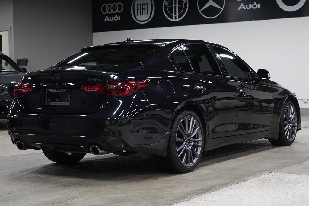 Used 2023 INFINITI Q50 Red Sport 400 w/ Black Opal Edition RWD image 5