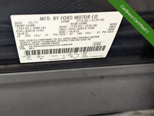 Used 2017 Ford Explorer XLT w/ Equipment Group 202A AWD/4WD image 39