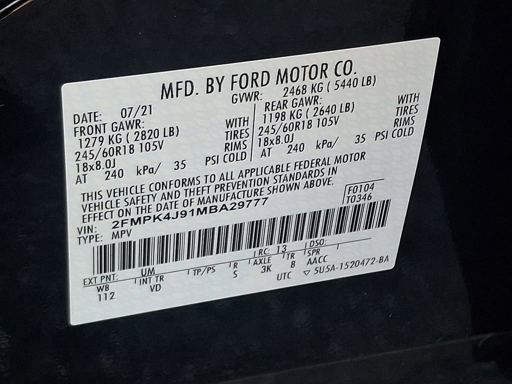 Used 2021 Ford Edge SEL w/ Convenience Package image 27