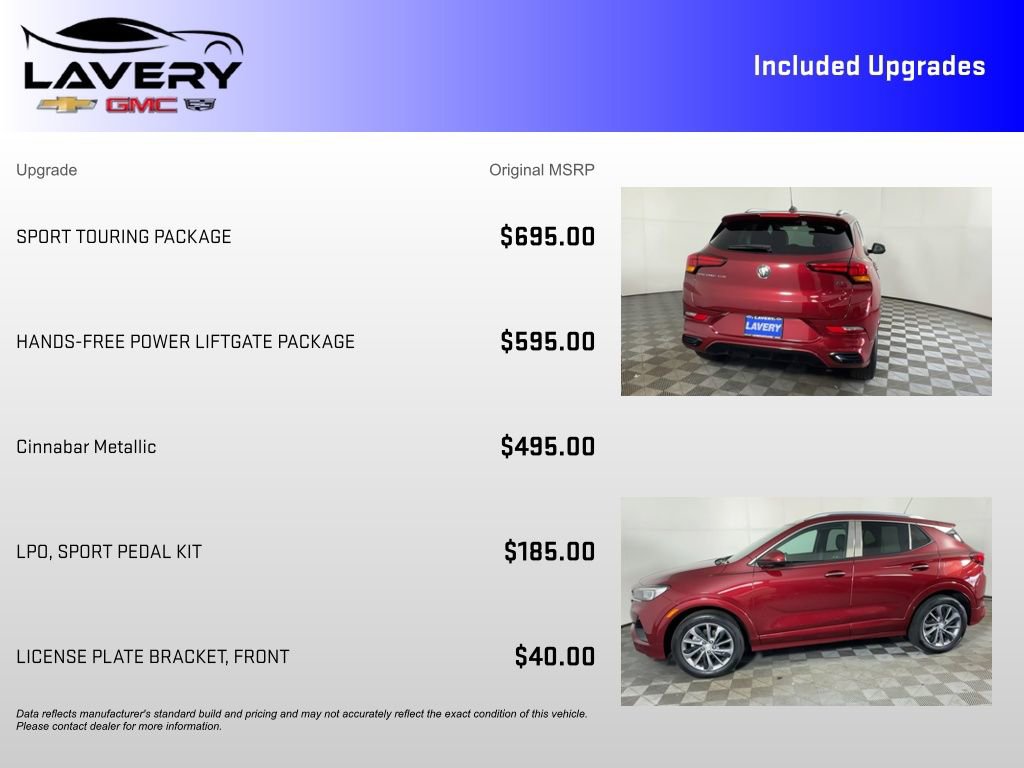 Used 2023 Buick Encore GX Select w/ Sport Touring Package FWD image 7