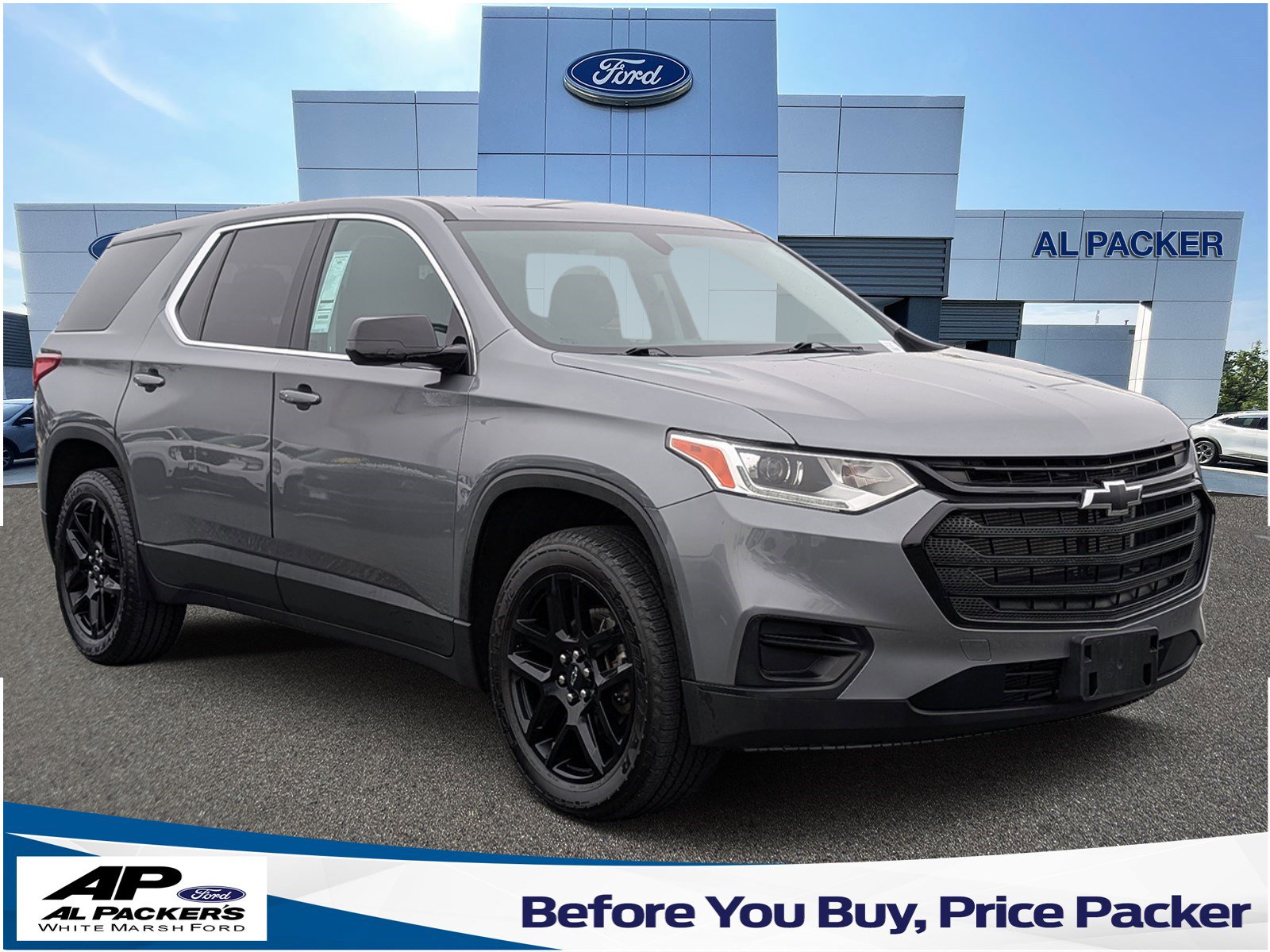 Used 2020 Chevrolet Traverse LS w/ LPO, Blackout Package image 1