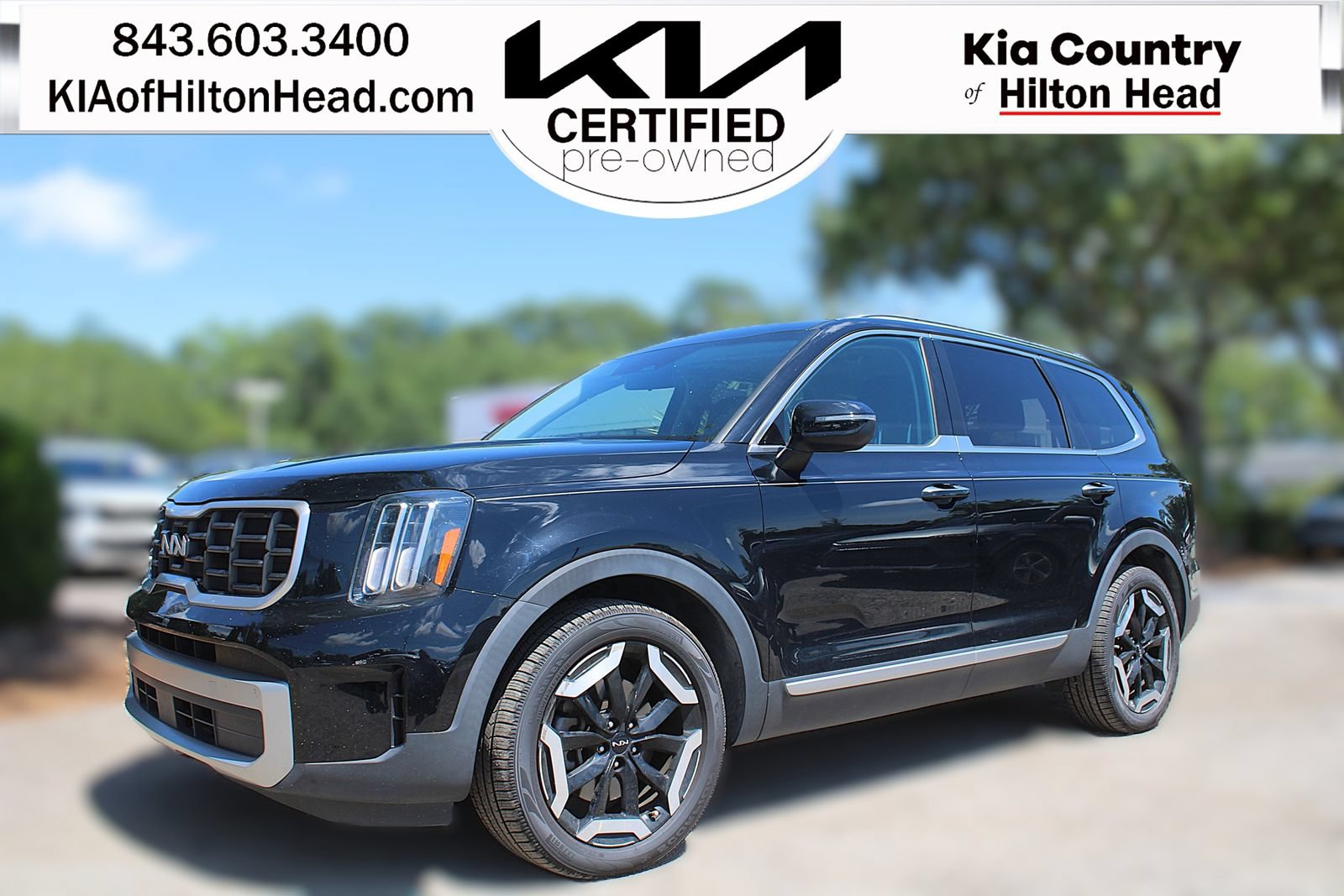Certified 2023 Kia Telluride S w/ S Sunroof Package AWD/4WD image 1