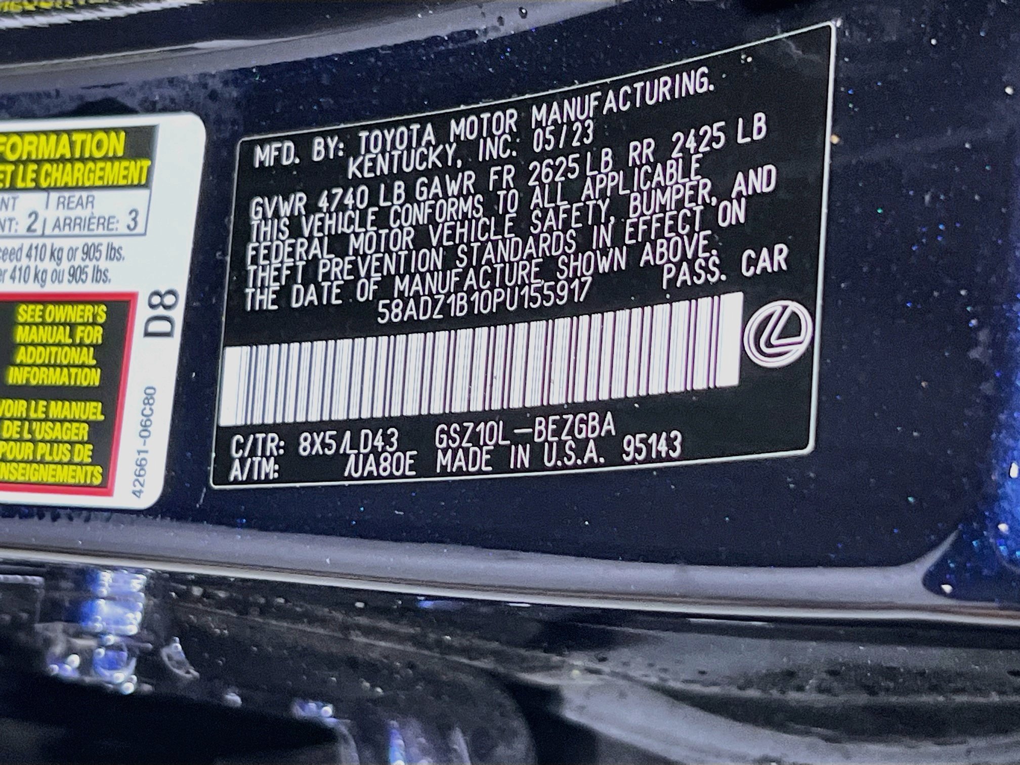 Used 2023 Lexus ES 350 w/ Premium Package FWD image 31
