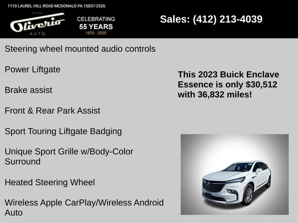 Used 2023 Buick Enclave Essence AWD/4WD image 16
