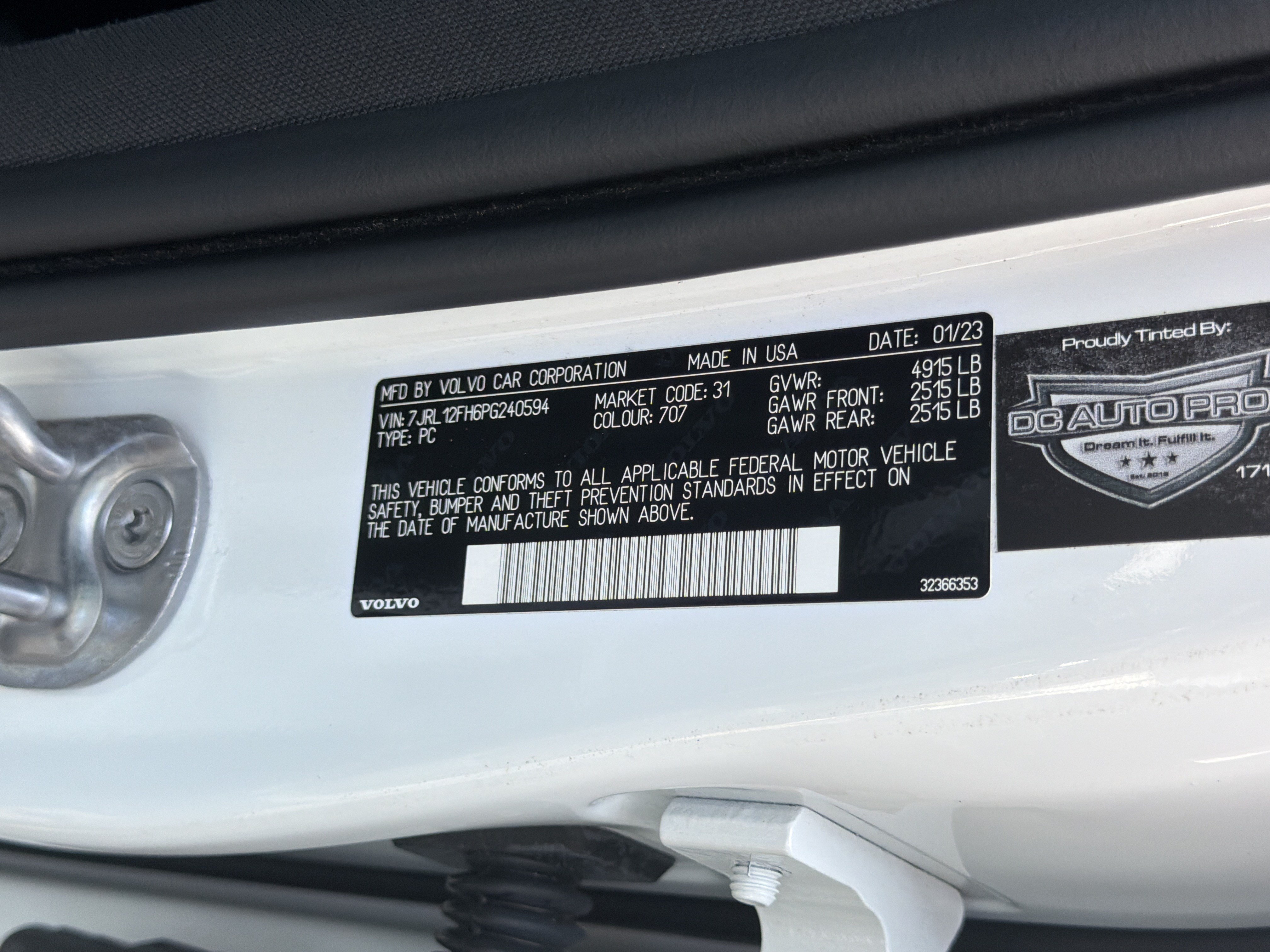 Certified 2023 Volvo S60 B5 Plus FWD image 37