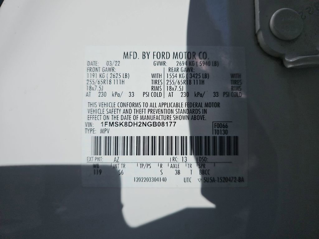 Used 2022 Ford Explorer XLT w/ Equipment Group 202A image 39