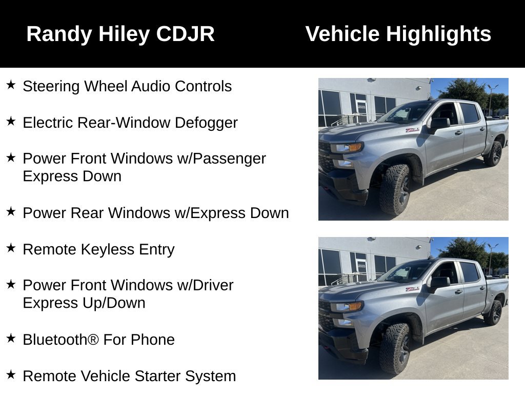Used 2021 Chevrolet Silverado 1500 Custom Trail Boss w/ Safety Confidence Package AWD/4WD image 10