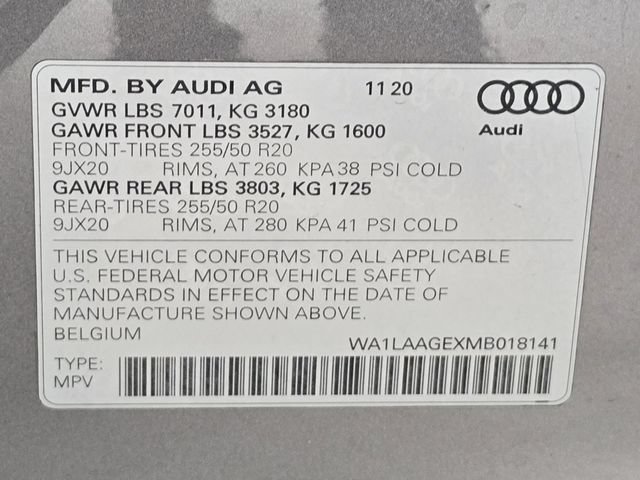 Used 2021 Audi e-tron Premium Plus w/ Premium Plus Package AWD/4WD image 34