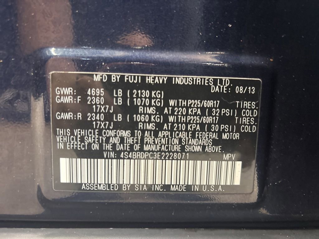 Used 2014 Subaru Outback 3.6R Limited image 30