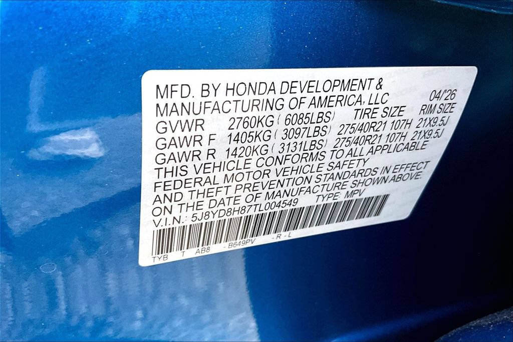 New 2026 Acura MDX Type S AWD/4WD image 29