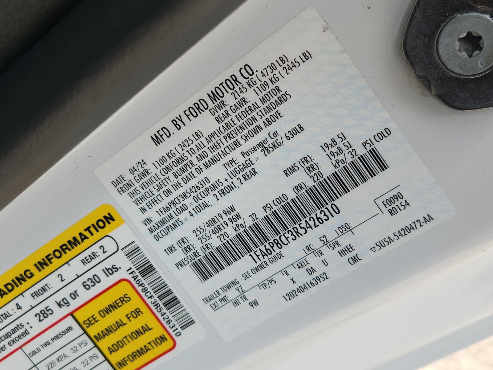 Used 2024 Ford Mustang GT Premium RWD image 31