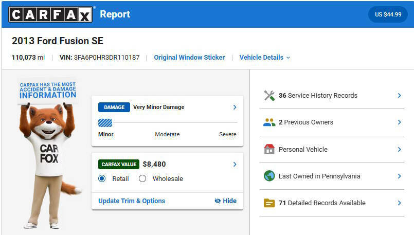 Used 2013 Ford Fusion SE FWD image 25