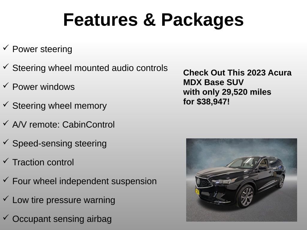 Used 2023 Acura MDX SH-AWD w/ Technology Package image 16