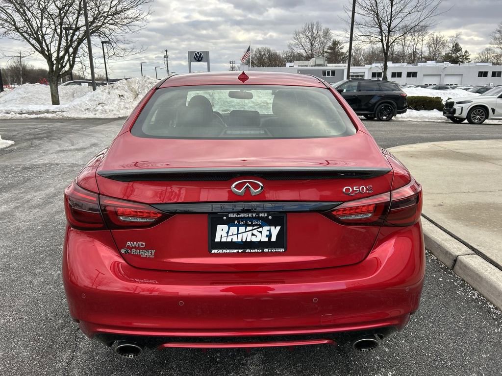 Certified 2024 INFINITI Q50 Red Sport 400 image 26