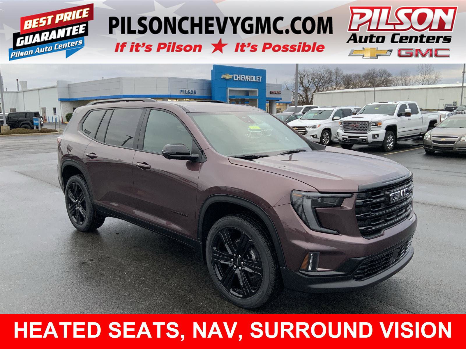 New 2026 GMC Acadia Elevation w/ Black Edition