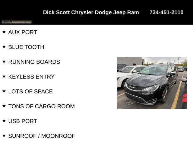 Used 2019 Chrysler Pacifica Limited w/ Tire & Wheel Group FWD image 4
