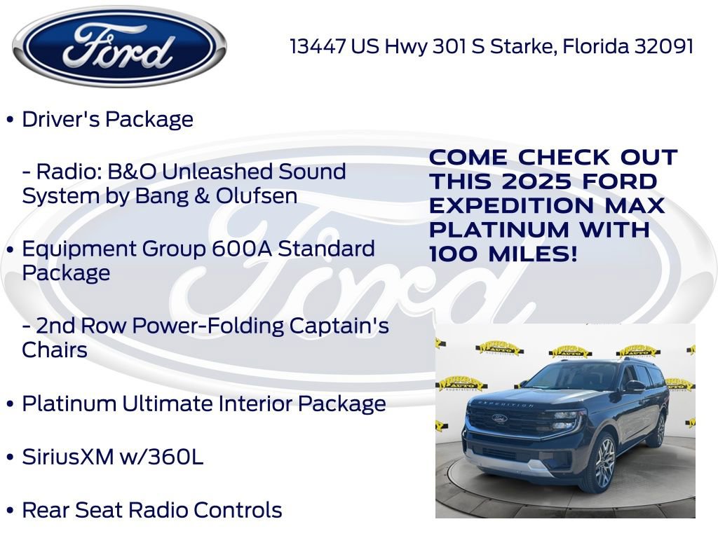 New 2025 Ford Expedition Max Platinum w/ Platinum Ultimate Package image 30