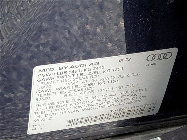 Used 2022 Audi Q5 2.0T Premium Plus w/ Premium Plus Package image 18