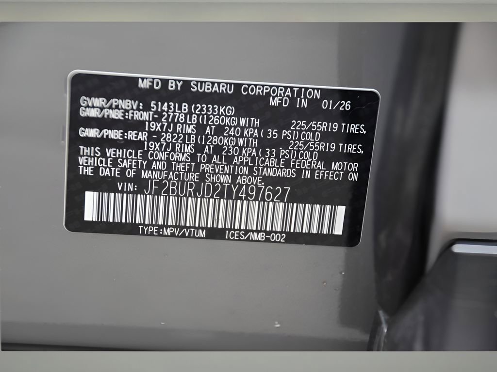 New 2026 Subaru Outback Touring XT AWD/4WD image 25
