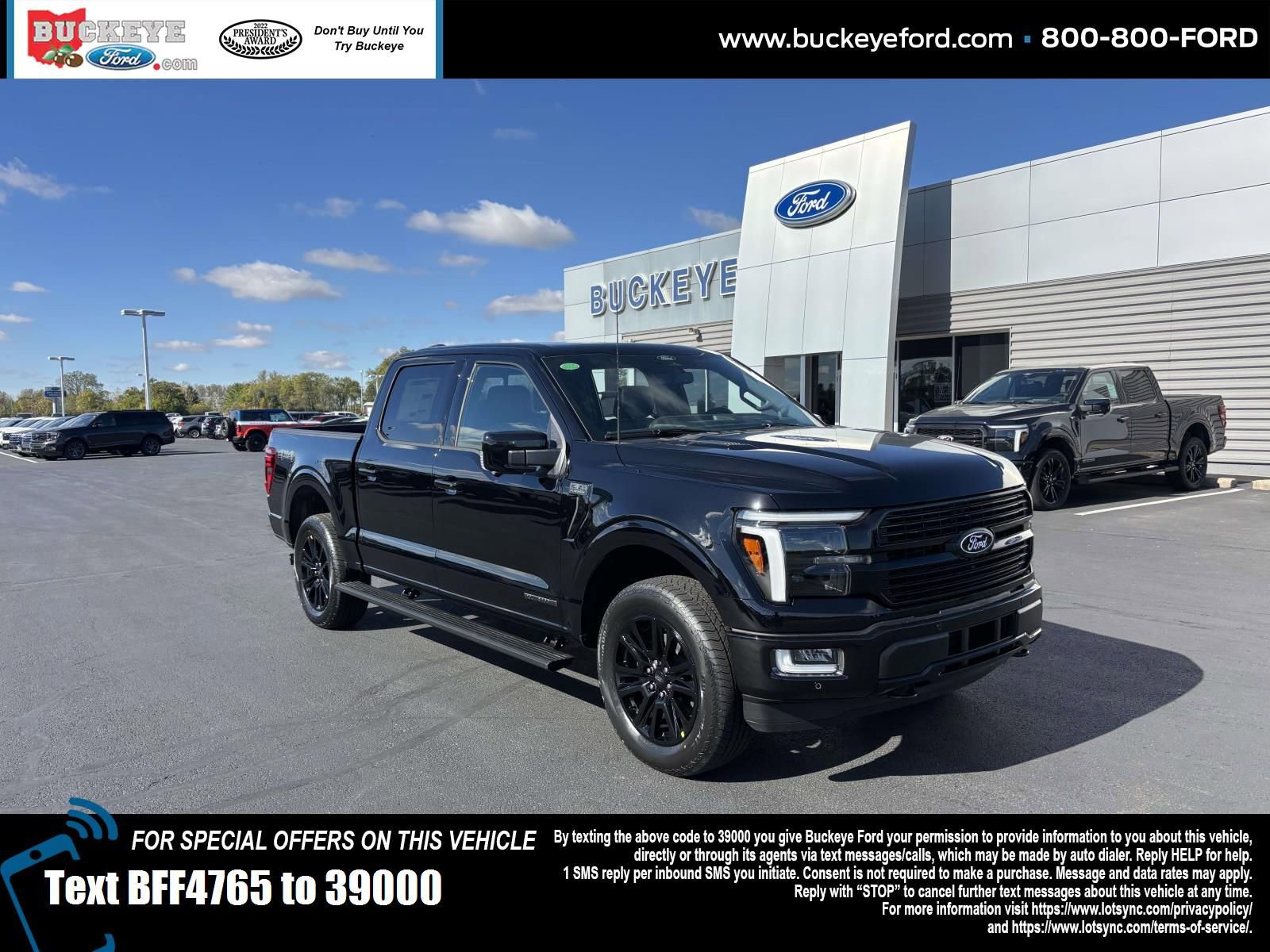 New 2025 Ford F150 Platinum w/ Equipment Group 702A High