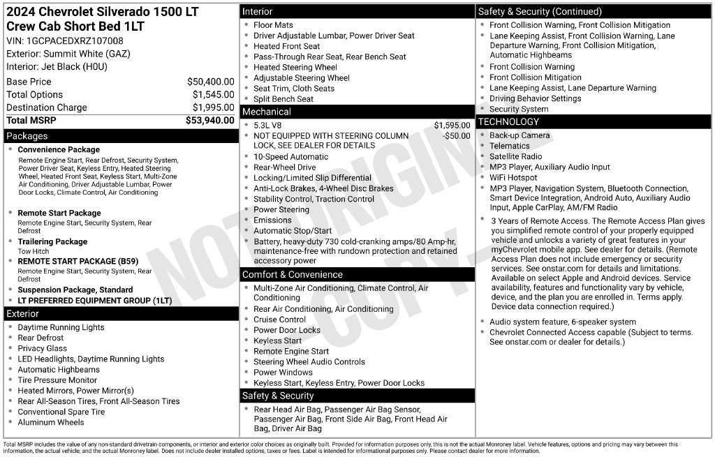 Used 2024 Chevrolet Silverado 1500 LT RWD image 7