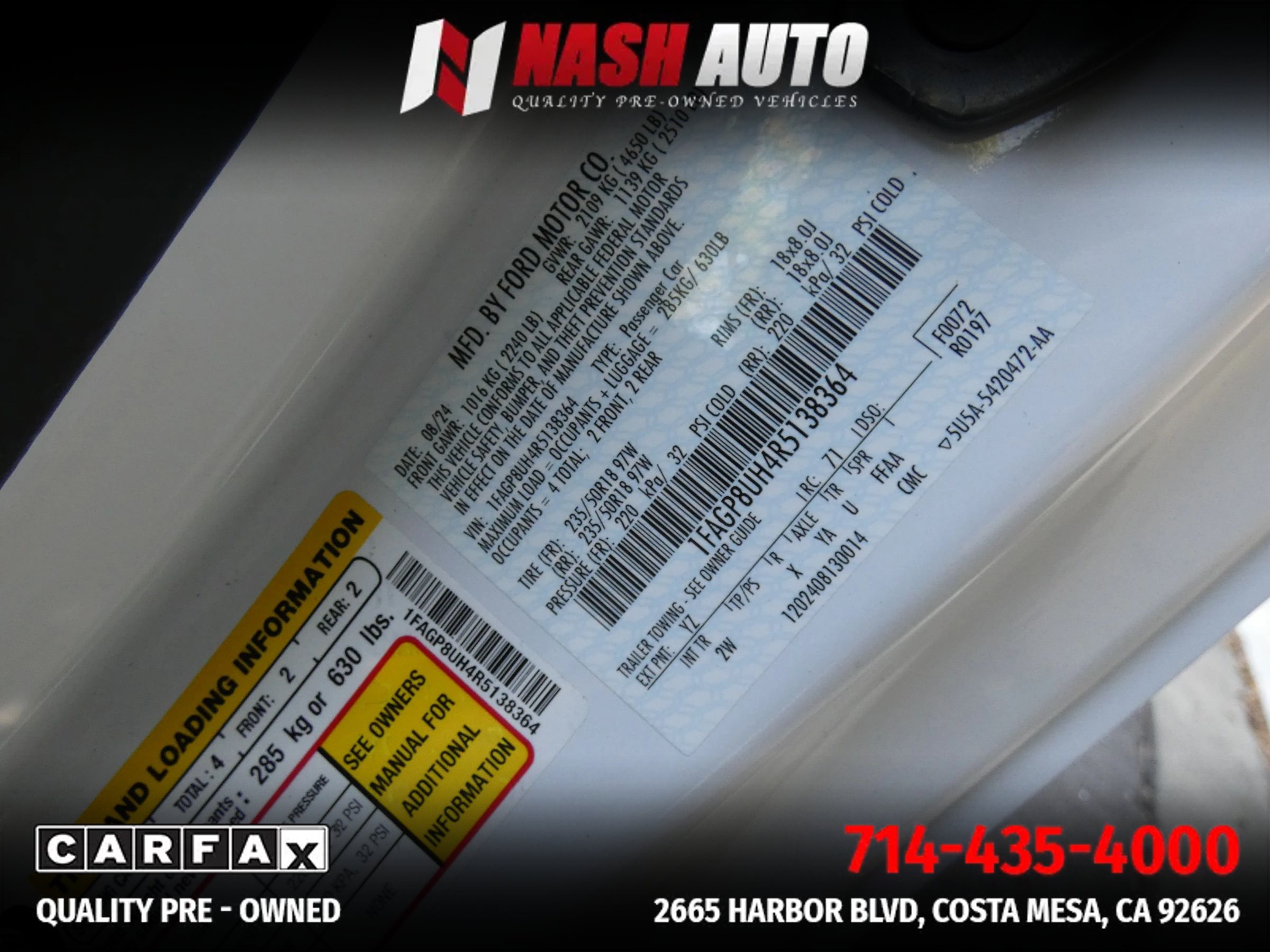 Used 2024 Ford Mustang Convertible RWD image 75