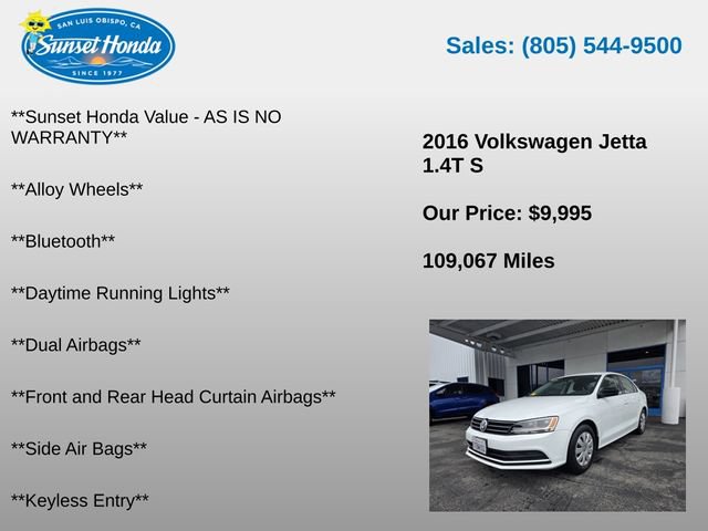 Used 2016 Volkswagen Jetta S FWD image 5