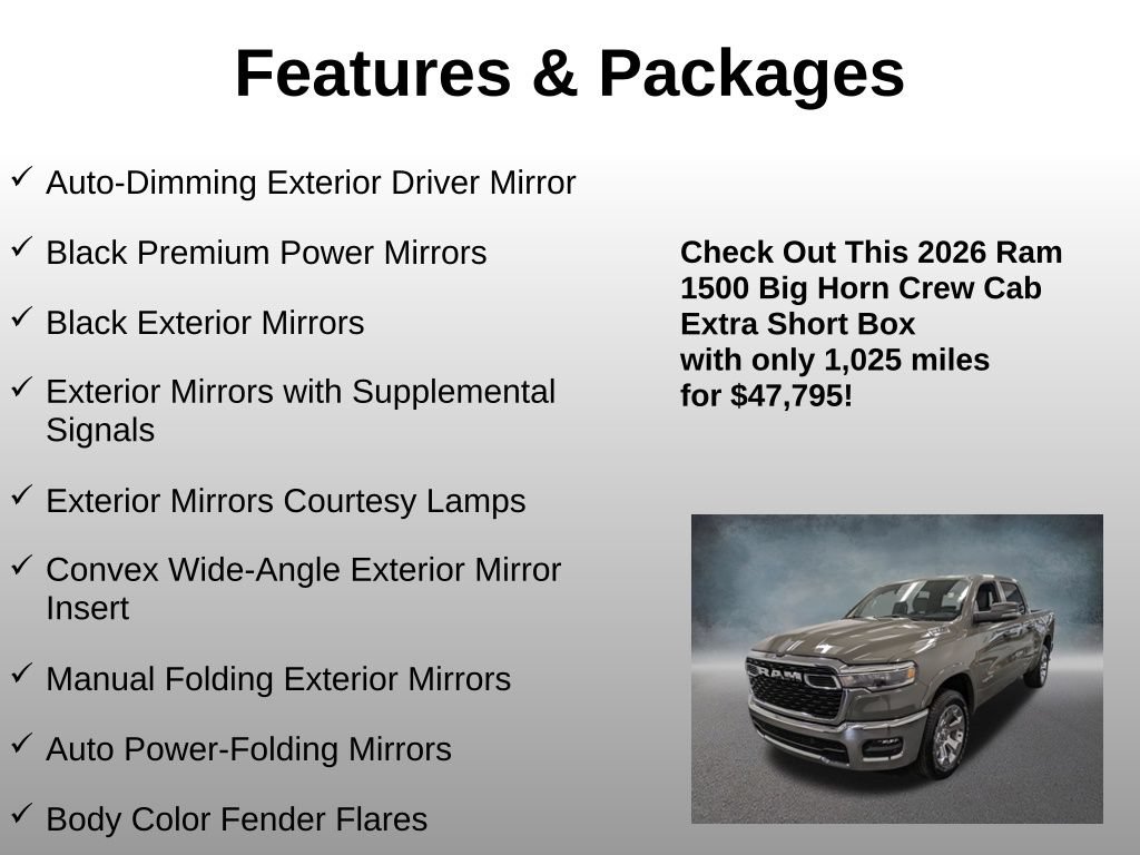 Used 2026 RAM 1500 Big Horn AWD/4WD image 17
