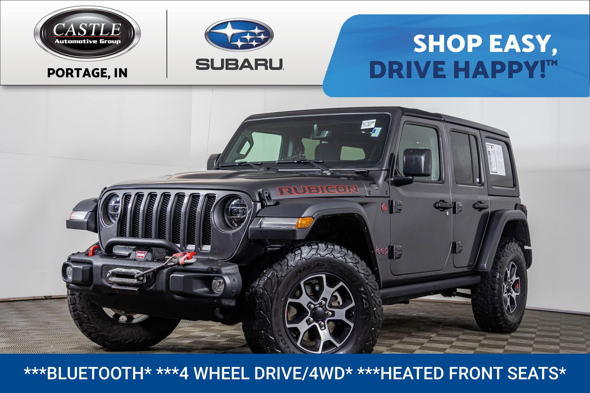Used 2022 Jeep Wrangler Unlimited Rubicon w/ Steel Bumper Group AWD/4WD image 1