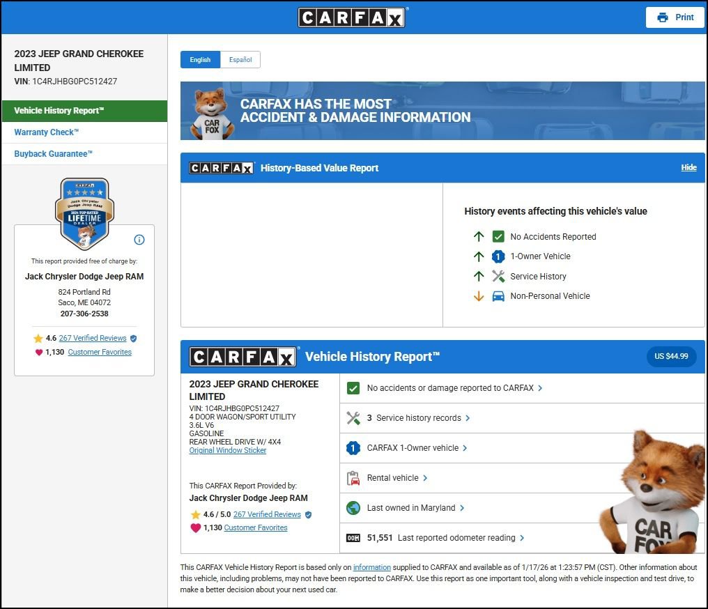 Used 2023 Jeep Grand Cherokee Limited w/ Luxury Tech Group II image 12