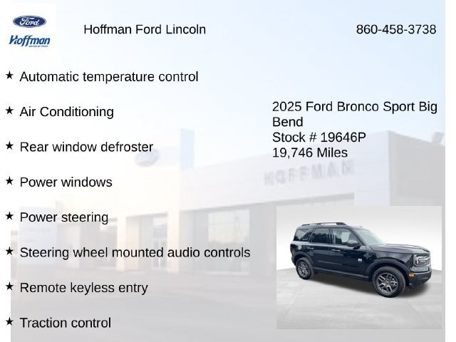 Certified 2025 Ford Bronco Sport Big Bend AWD/4WD image 12