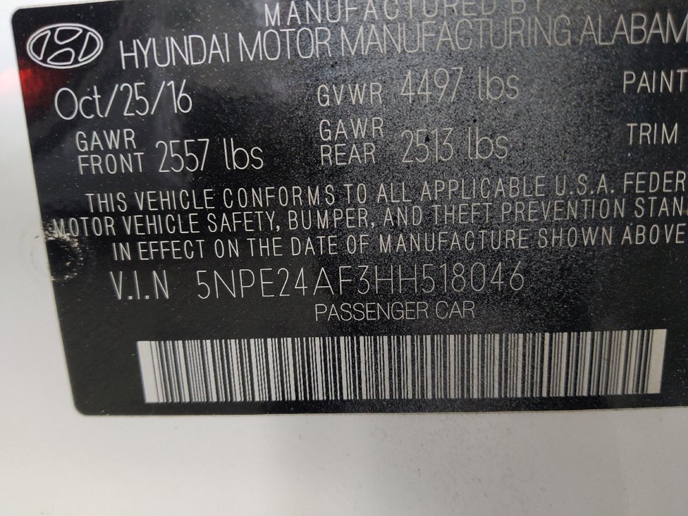 Used 2017 Hyundai Sonata SE FWD image 33