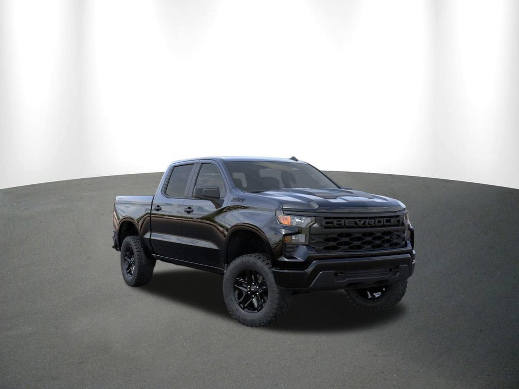 New 2026 Chevrolet Silverado 1500 Custom Trail Boss w/ Midnight Edition AWD/4WD image 1
